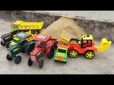 Toy JCB & Tractor Working Video 😍 | Mini Construction Toys #jcb #trending