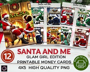 12 Customizable Christmas Money Card Bundle | Editable in Canva | Cricut & Silhouette Friendly - Etsy