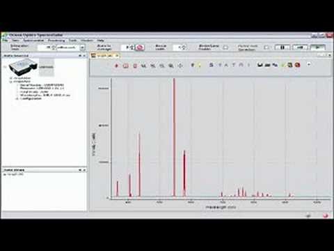 Wavelength Verification of Ocean Optics Spectrometers [SpectraSuite]