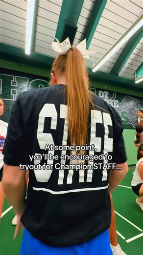Champion Cheerleading on Instagram: "At some point… you may be encouraged to tryout for Champion STAFF… it’s VERY important that you do! 🥹💙💚 Whether you’ve been part of Champion for 2 years, 5 years, 10 years, 19 years, or even 40 years… you remember the individuals who motivated you to do so! You could be one decision away from some of the best life lessons, sharing your passion, lifelong friendships, and another home away from home; the Champion family - the Champion difference! 📣 If you’r
