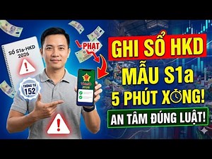 Cách Ghi Sổ Sách Kế Toán Hộ Kinh Doanh 2026 (Mẫu S1a-HKD) @congdansovietnam