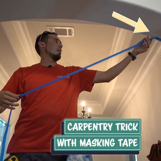 The Measuring With Masking Tape Trick! | Finish Carpentry TV