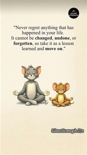 Don’t Regret It. Learn From It. 🌿✨ #LifeLesson