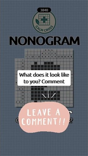 15x15 Nonogram Easy Quick Tutorial #3840 #griddler