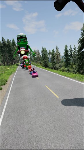 Ridiculous Stunts & Insane Cars VS Big Hammer Trap! – BeamNG.Drive