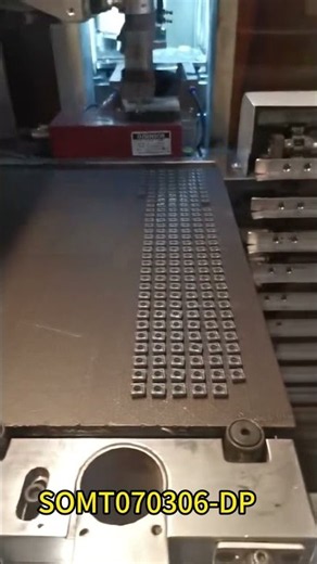 CNC Carbide Insert Manufacturing: SOMT070306-DP Die Pressing & Shaping Process ⚙️🏭
