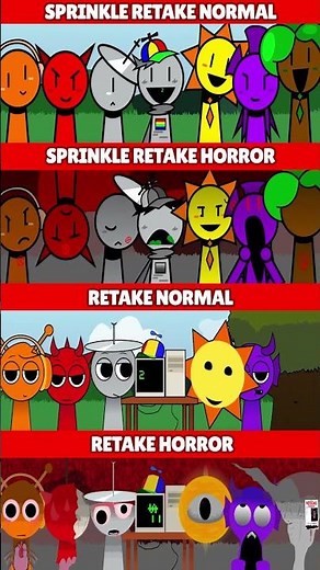 Incredibox Sprunki Sprinkle Retake Normal Vs Horror VS Retake Normal VS Horror *MIX VERSION*