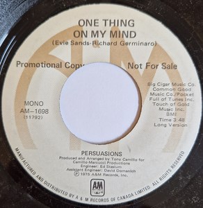 Persuasions - One Thing On My Mind