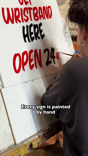 The Sign Painters Workshop at Glastonbury Festival