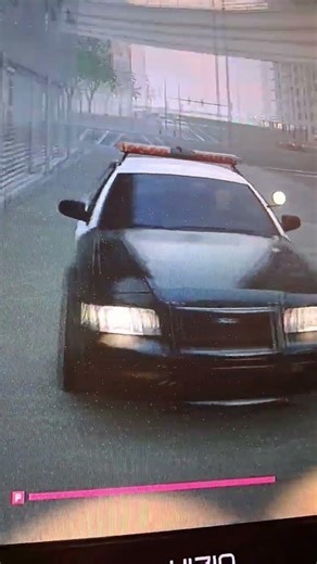 the old police car
