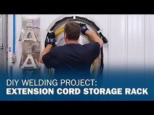 DIY Welding Project: Extension Cord Storage Rack
