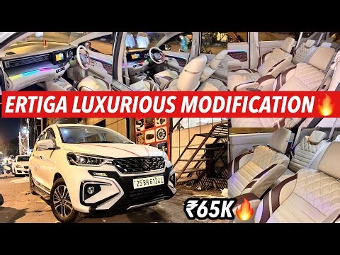 2025 ERTIGA ZXI को कर दिया MODIFICATION WITH PRICE🔥BASE TO TOP MODIFIED✅UNDER ₹65K LUXURIOUS 😍