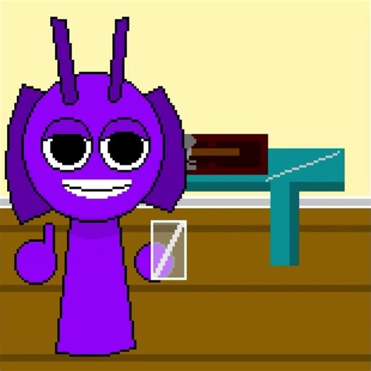 Durple showing off his new iPhone screen! Incredibox Sprunki Animation