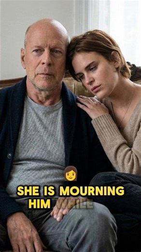 She’s Mourning Him While He’s Still Alive 💔 #BruceWillis #shorts