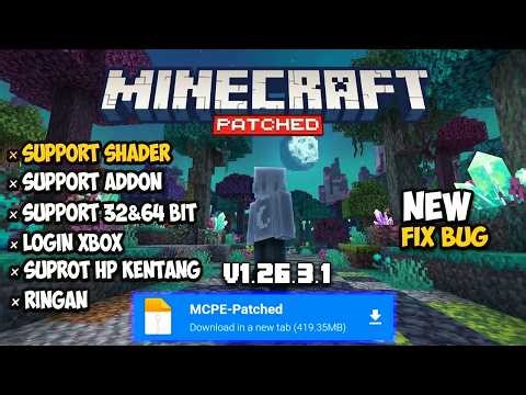 How to Download Minecraft Patch 1.26.3.1 😨 (Mediafire Link)