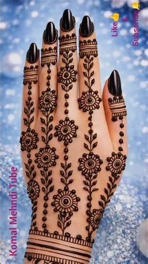 New Stylish backhand mehndi #mehndi #henna #backhandmehndi #mehndiart #hennadesign