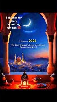 The Doors of Jannah are opening.. 🌙 | #shorts #islam