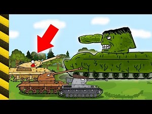 Cartoon about war tanks. World of tanks. Russian tanks animated.