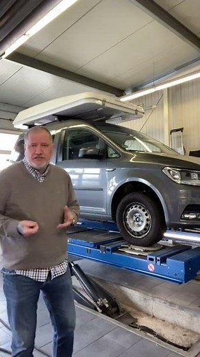 VW Caddy 2K passenger car lift kit using SPACCER: 24 mm front axle & 39 mm rear axle