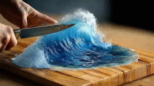 【ASMR】海浪切割，听觉盛宴！#AIASMR