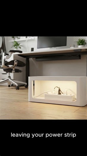 😱 Does your desk look like this? Cable Management Fix #Shorts