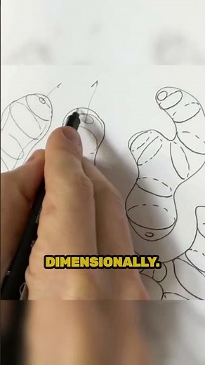 How to Do Cross Contour Drawing Exercise To Improve Your Skills! 💥 #shorts #howtodraw #drawing
