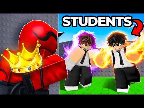 I Snuck Into A School's Roblox Tournament...