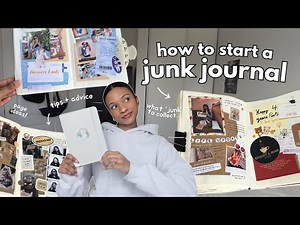 how to start junk journaling in 2026 📕 what to collect, supplies + tips for beginners!