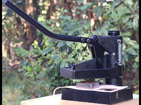 8360 Hand Operated Manual Clicker Press (Manual Leather Cutting Machine)