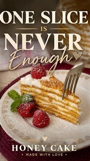 Honey Cake That Melts in Your Mouth 🍯