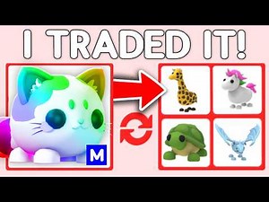 Trading MEGA MOCHI MEOW Makes You RICH In Adopt Me!