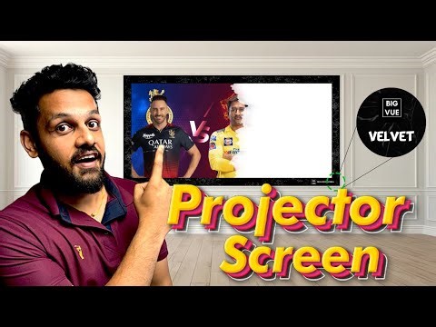 BEST PROJECTOR SCREEN FOR YOUR HOME ⚡️