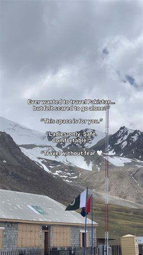 Ladies only Travel Club Pakistan on Instagram: "Ever wanted to travel Pakistan… but felt scared to go alone?” “This space is for you.” “Ladies-only. Safe. Comfortable.” “Travel without fear 🤍"