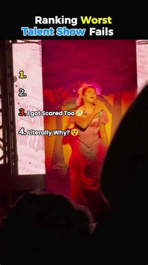 These Are The WORST Talent Show Moments I've Ever Seen #shorts #fail #cringe