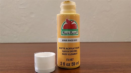 Watch Apple Barrel Matte Acrylic Paint King's Gold on Amazon Live