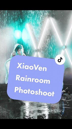 Venti x Xiao rain shoot with photos! LOOK AT ME FLYYYYY 😂☔ 📸: @/Marlo.louden #genshinimpact #xiaoven #cosplayphotoshoot