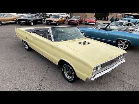 Test Drive 1967 Dodge Coronet RT Convertible 440 SOLD $41,900 Maple Motors #2031