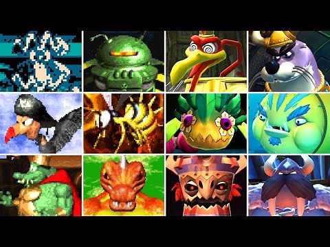 Donkey Kong Country Series - All Bosses (No Damage) [1994 - 2025]
