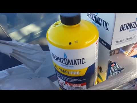 Heating coilsprings with MAP Gas on Mustang