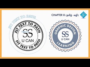 ROUND LOGO DESIGN USING FIT TEXT TO PATH | CORELDRAW TUTORIALS IN TAMIL | CHAPTER 8