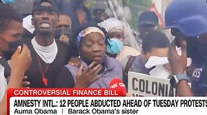 Barack Obama's Half Sister Auma Tear-gassed Live on Air During Kenya Protests