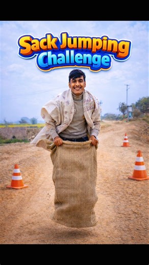 “World’s Craziest Sack Jumping Challenge"#experiment#dailychallenge#challenge#shorts#shortsfeed