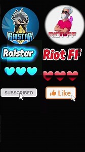Raistar 💙💙 VS Riot FF ❤❤ #freefire #viralvideo #raistar #riotff #compressor #garenafreefire