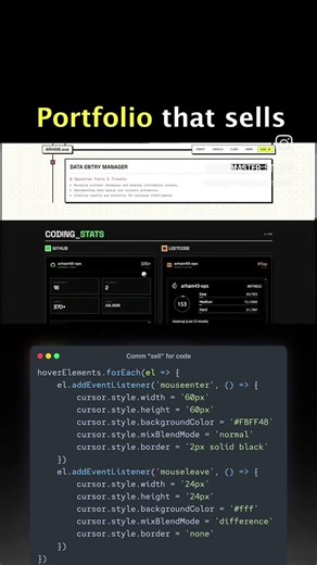 create a modern Portfolio using NextJs ✨ #shorts #viral #coding #programming