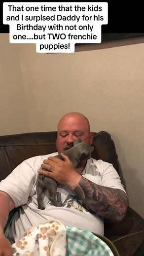 Suprising my Husband with Frenchie puppies for his Birthday. This was the most stressful surpise I’ve ever pulled off and it was totally worth it 💕🐾💕🐾 #frenchiepuppy #frenchie #frenchbulldog #frenchiesofinstagram #frenchielove #frenchies #frenchielife #frenchieoftheday #frenchiesociety #puppy #dogsofinstagram #frenchbulldogsofinstagram #puppylove #frenchiegram #bulldog #dog #frenchbulldogs #puppiesofinstagram #bulldogfrances #frenchbulldogpuppy #instafrenchie #bulldogs #dogs #frenchieworld #