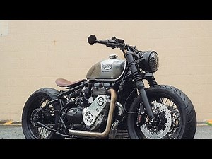 Supercharged Triumph Bobber The Terminator Build Pushes Custom Motorcycle Power to the Extreme