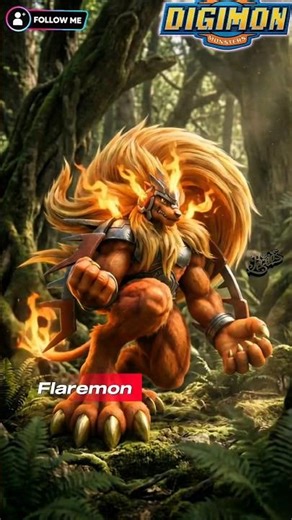 What will Flamemon evolve into? #ai #digimon #shorts