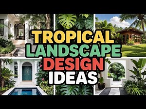 Escape to Paradise: 🌿 175+ Gorgeous Tropical Landscape Design Ideas for Your Backyard
