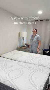 How to clean a mattress quick and simple!