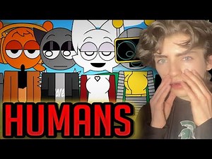 Sprunki but they become HUMANS… (NEW MOD)